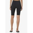 thumbnail image 3 of Women's Basic Stretch Cotton Span High Waist Above Knee Bermuda Short Leggings, 3 of 7
