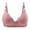 Pink, variant on Women No Steel Ring Thin Bra Prints Decoration Breathable Gathers Underwear Comfort Bra Tan Bra for Women