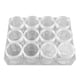 thumbnail image 2 of Caja Organizadora Redonda En Espiral Con Cuerpo De Botella Transparente De 12 Rejillas, Caja De Almacenamiento Rectangular Grande Con Doble Sellado Y Tapas, Contenedor De Plástico, 2 of 7