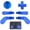 Metallic Blue, variant on QXWPBV Magnetic Metal D-Pad and Back Paddle Kit for Xbox Elite Series 1, Series 2 and Series 2 Core Controllers, Black, 7 Piece