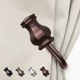 thumbnail image 1 of Lizzie Curtain Rod Holdback - Cocoa,(5713-037), 1 of 3