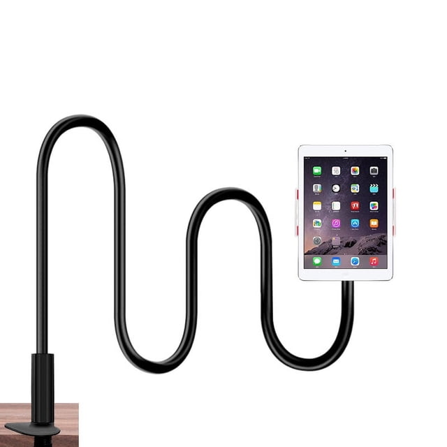 Cama del tenedor del teléfono, tenedor del teléfono con la rotación flexible del brazo largo 360° del cuello de cisne ajustable