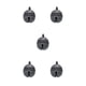 thumbnail image 1 of Billuyoard Perro Bell Cachorro Decoración Perros Suministros Cat Bells Pet Collar Dark Silver Plateado oscuro 5Conjunto, 1 of 6
