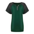thumbnail image 4 of Betiyuaoe T Shirts T-shirt à Col Rond Manches Courtes pour Femme Haut Décontracté, 4 of 8