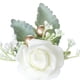 thumbnail image 3 of Conjunto de ramillete y boutonniere de flores para muñeca Conjunto de ramillete y boutonniere para boda y graduación Blanco, 3 of 3