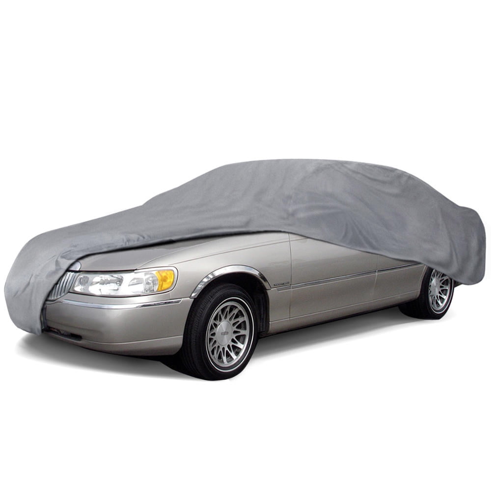 Motor Trend All Weather Proof Universal Fit Car Cover - UV, Water Proof (Gray) (Fits up to 190")