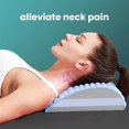 thumbnail image 3 of Align Neck and Back Stretcher Cushion Device Back Cushion Back Saver, Align Stretcher 2 in 1 Back Trainer, Neck and Back Stretcher, Back Stretcher, Back Neck Cracker Pink, 3 of 5