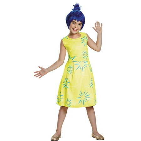 Yellow and Blue Joy Classic Child Halloween Costume - Medium