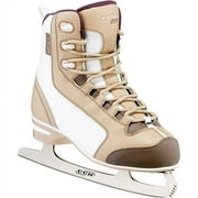 CCM 150 Women's Comfort Series Ice Skates, Nickel-Plated Blade, Dual Density Foam Padding