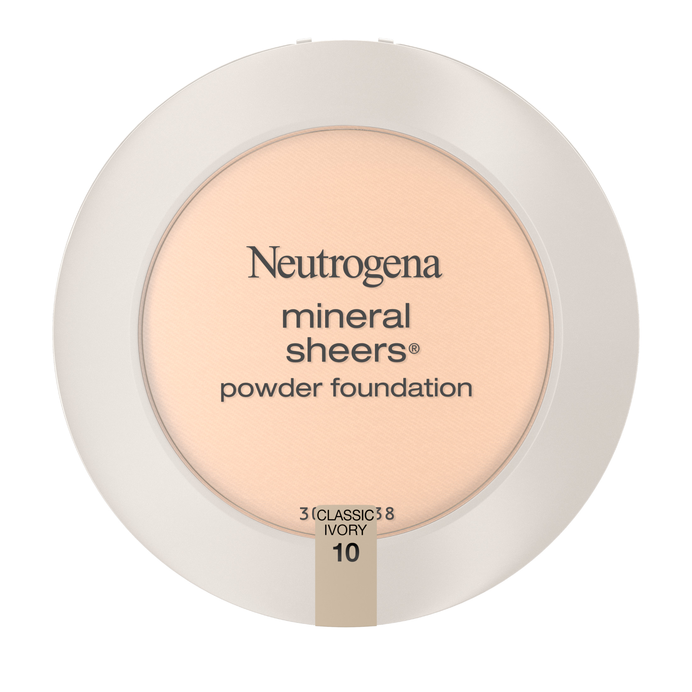 Neutrogena Mineral Sheers Powder Foundation, Classic Ivory 10,.34 oz