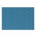 thumbnail image 1 of Nautical Blue Cutting Board, Repetitive Pattern of Different Fish Spices in Outline Style Design, Decorative Tempered Glass Cutting and Serving Board, in 3 Sizes, by Ambesonne, 1 of 2