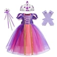 thumbnail image 1 of Disney Rapunzel Princess Dress Up Bowl Isabella Cosplay disfraz bebé niña cumpleaños ix regalo zhangyuxiang unisex, 1 of 2