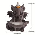 thumbnail image 7 of 1pc Purple Clay Dragon Backflow Incense Burner, Waterfall Home Decor (Without Incense), 7 of 7