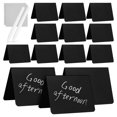 thumbnail image 2 of SHISUYAN 20 Pcs Mini Chalkboard Signs Writing Chalkboards Food Labels With Pens Cleaning Cloth, 2 of 8