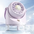 thumbnail image 4 of Ailezt Portable Air Mist Cold Fan Rechargeable Mist Fan Adjustable Speed Gear For Summer For Desk Home, 4 of 5
