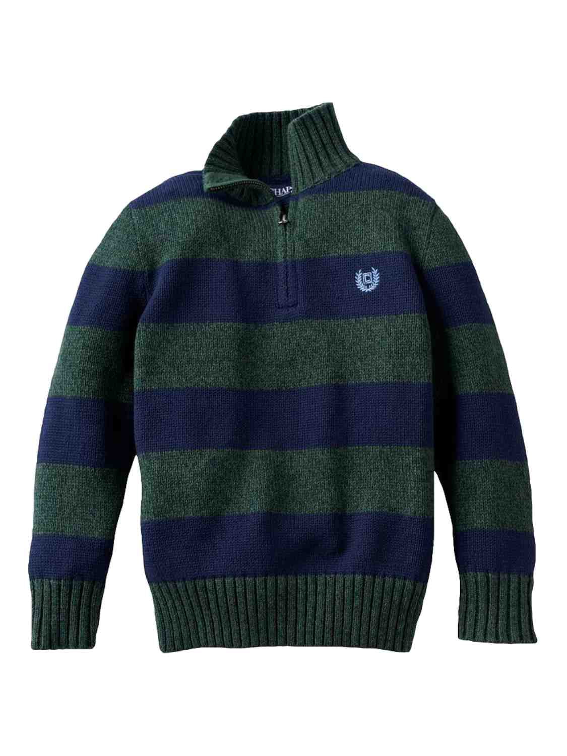chaps green sweater