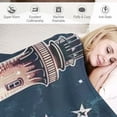 thumbnail image 3 of ARISTURING Stars Flannel Blanket for All Seasons 100x130cm 130x150cm 150x200cm 50x60in, 3 of 6