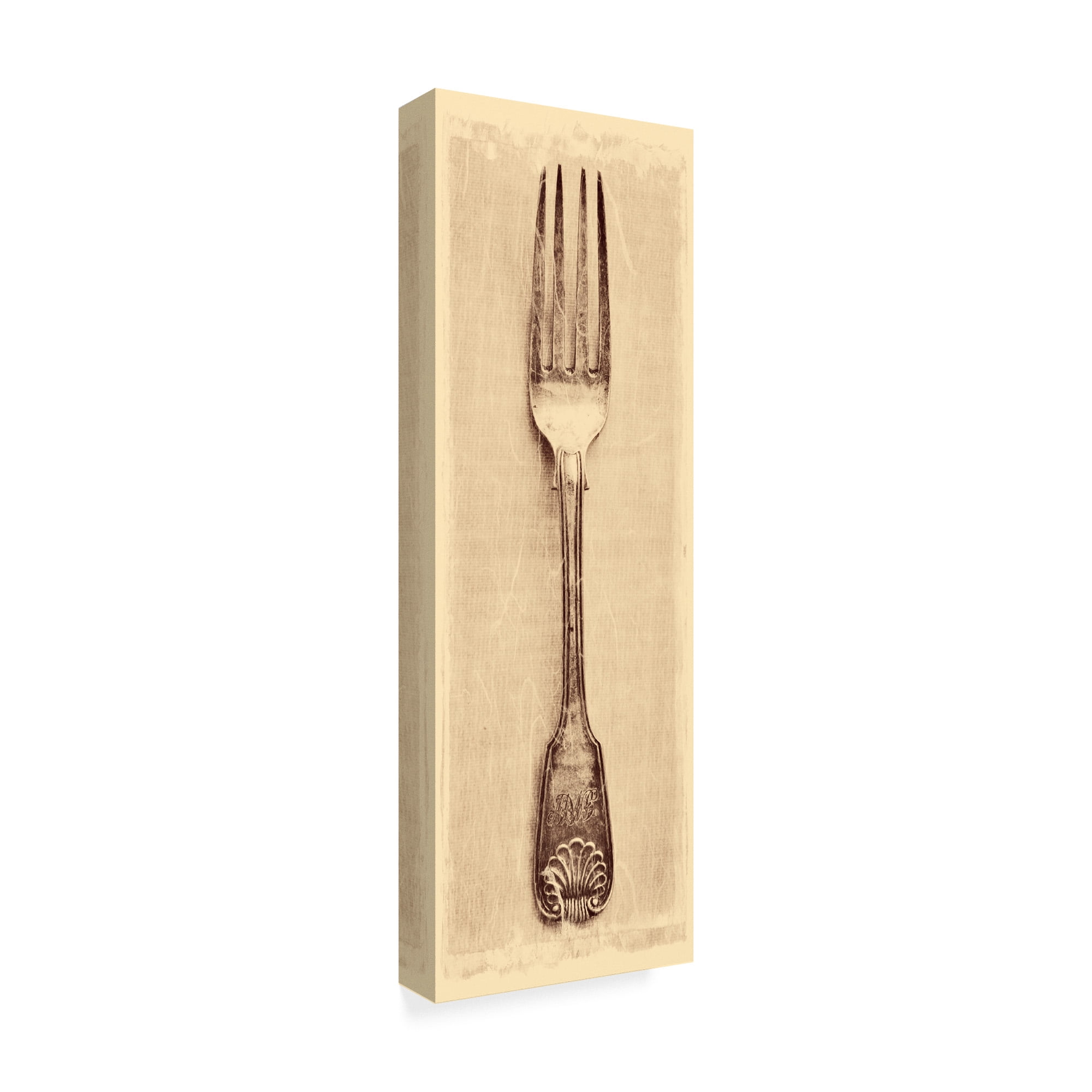 Trademark Fine Art 'Antique Fork' Canvas Art by Tom Quartermaine