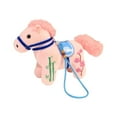 thumbnail image 2 of 2026 Year of The Horse Chinese New Year Ornaments Cute House Plush Mascot Figurine Home Decor Gifts Indoor Outdoor Hanging Ornament for Keys, Backpacks, Gifts & Collectibles(Pink), 2 of 8