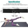 thumbnail image 2 of HAHADAXA Fitness Ankle Straps, Ankle Workout Strap for Gym Machines Exercise, 2 PCS Adjustable Neoprene Padded D-Ring Exercises Belt Band Attachment for Cable Machines Leg Extensions, Abs and, 2 of 7