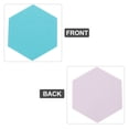 thumbnail image 4 of SHISUYAN 12 Pcs Panneau de Message Hexagonal en Feutre Autocollant Mural Mémo, 4 of 8