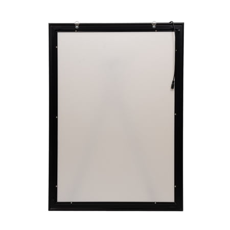 ToppiJoy 24 x 33 Inch LED Movie Poster Frame Wall Mounted Advertising Picture Frame Display with Led Light for Home Theater Black