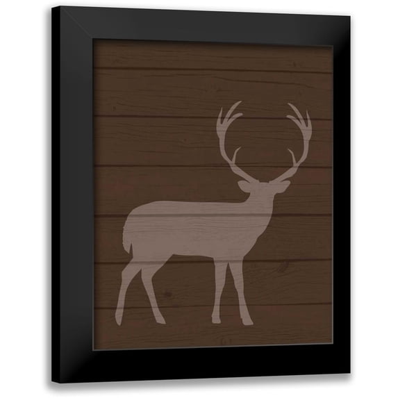 Robinson, Tamara 20x24 Black Modern Framed Museum Art Print Titled - Deer I