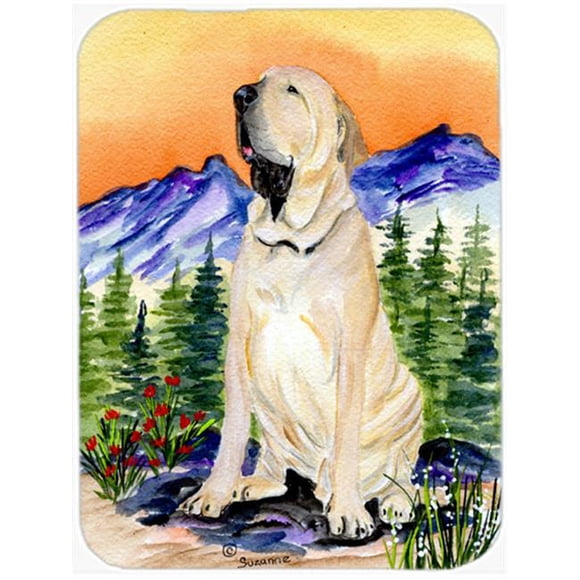 Carolines Treasures SS8169LCB Brazilian Mastiff & Fila Brasileiro Glass Cutting Board - Large, 15 H x 12 L in.