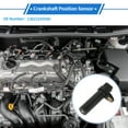 thumbnail image 2 of Ofertas Únicas 1 Pc Sensor de Posición del Cigüeñal para BMW E46 320d 2.0 1998-2001 Resistente Metal Plástico Negro Motor CKP Sensor, 2 of 6