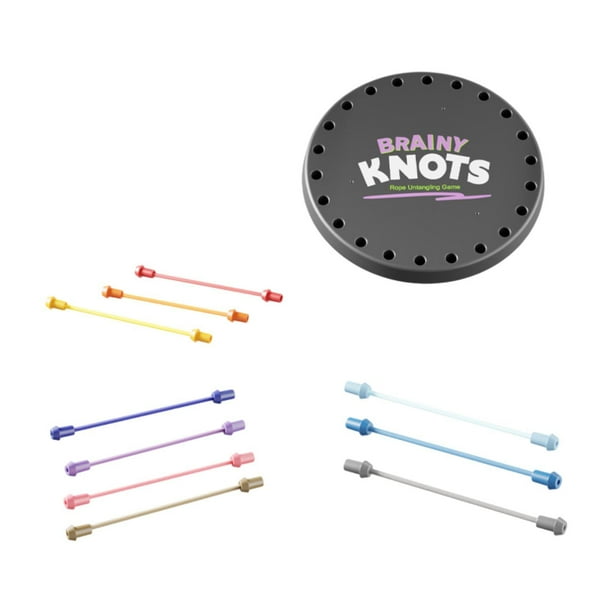 Juguete de cuerda para desenredar,Juego de rompecabezas de cuerdas Rompecabezas Juguete mental,Juguete con lazo para desatar cuerdas Juguetes educativos Juego familiar,Juego de mesa Desafío