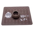thumbnail image 4 of Visland 48 Holes Silicone Macaron Cake Pad Baking Tray Oven Non-Stick Mat Tools DIY Home Decorating Pot Kitchen Mold Set, 4 of 7