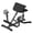 Black, variant on TROPOW 2-In-1 Roman Chair & Preacher Curl Bench Multi-Function Heavy-Duty Hyperextension Bench for Arms, Ab, Back, Glute & Leg Extension with Adjustable Height Exercise Equipment