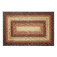 thumbnail image 6 of Yesurprise 61*91cm 2x3 Braided Printed Doormat, Boho Door Mat, Washable, Farmhouse Rustic Geometric Area Rugs for Laundry, Kitchen, Red, 6 of 7