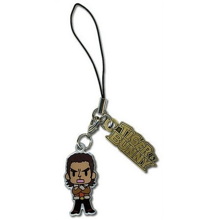 Cell Phone Charm - Tiger & Bunny - New Nathan & Logo Metal Anime ge17087