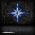 thumbnail image 3 of Glowneon Star Neon Sign, Star Led Sign, Handmade Star Led Light, Star Catholic Neon Sign, 3 of 4