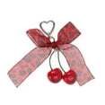 thumbnail image 3 of Unique Bargains 1 Pc Fashionable Leopard Print Bow Handbag Charm Decorative Keychain Red, 3 of 6