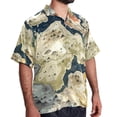thumbnail image 2 of Atlas Men's Casual Poplin Printed Button Down Short Sleeve Summer Beach Shirts - Unisex, 2 of 6