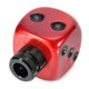 thumbnail image 4 of Perilla de palanca de cambios de dados modificados para automóvil Palanca de cambios Universal Rojo, 4 of 5