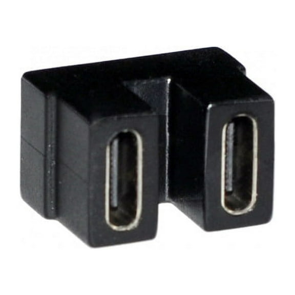 FVH 40Gbps USB4 Type C Female to Female Coupler Extender Power Data Video Adapter Opposite U Shape Back Angled for NS Switch Phone Laptop