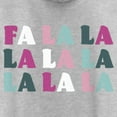 thumbnail image 2 of Women's Lost Gods Fa La La Stack  Racerback Tank Top White Heather X Large, 2 of 4