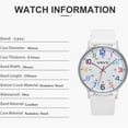 thumbnail image 3 of VAVC Nurse Watch Women with 12 Color Numerals Big Dial 40MM Easy to Read for Female Adult, 3 of 7