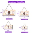 thumbnail image 5 of Watercolor Cavalier King Charles Spaniel Happy Birthday Celebration Balloons Gift Party Landscape Wood Sign Dog Lover Gifts Hanging Wall Home Decor - 00028, 5 of 5
