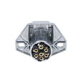 thumbnail image 5 of United Pacific 90501 Round 7-Way Male Split Pin Connector, Built-in Socket Slant, Accepts Wide Range of Wire Gauges, Zinc Die-Cast Housing – 1 Unit, 5 of 6
