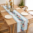 thumbnail image 3 of Sky Blue Ocean Starfish Table Runner - 70 Inch Long, Kitchen Dining Table Runner Dresser Scarves, Summer Coastal Coral Conch Farmhouse Decor for Coffee Tables Wedding Party Banquet, 3 of 8