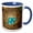 Blue/White, variant on 3drose, Robin Bird Eggs, Backyard, Portland, Oregon, Usa - Us38 Mhe0019 - Michel Hersen, 15oz Two-tone Blue Mug