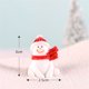 thumbnail image 3 of Miniatura de resina para decoración navideña, micropaisaje, Papá Noel, muñeco de nieve, adorno para árbol, figura en miniatura para jardín, decoración del hogar, 3 of 5