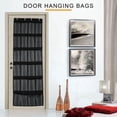 thumbnail image 2 of 2X Over the Door , Clear Hanging Shoe Rack, Fabric Closet Storage Bag, 24 Mesh Shoe Holder, 2 of 6