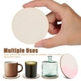 thumbnail image 7 of IDEANATEGRATE 50Pcs Wood Circles For Carving Beige 2 75In Unfinished Wooden Plates Round, 7 of 7