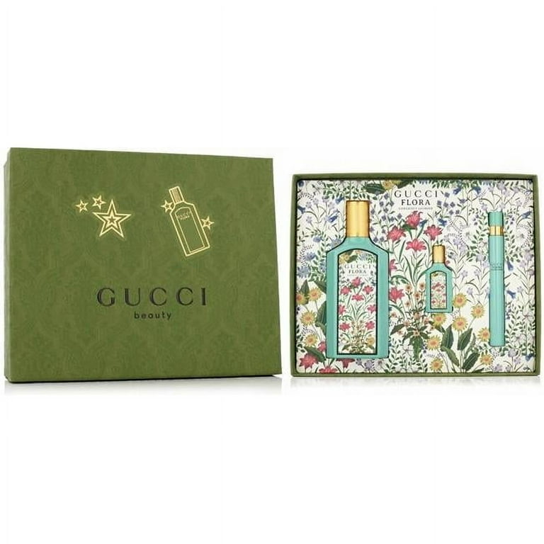 Gucci Flora Gorgeous Jasmine 3pcs Gift Set For Women 100ml Eau De