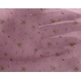 thumbnail image 4 of oneOone Georgette Viscose Fabric Leaves & Flower Floral Print Fabric BTY 42 Inch Wide, 4 of 4